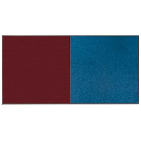 United Visual Products Enclosed Corkboard, 1 Door, 72"x36", 4" Fra, UV3411-BLACK-COBACC UV3411-BLACK-COBACC